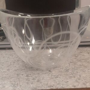 Orrefors Kostaboda Frosted Glass Bowl
